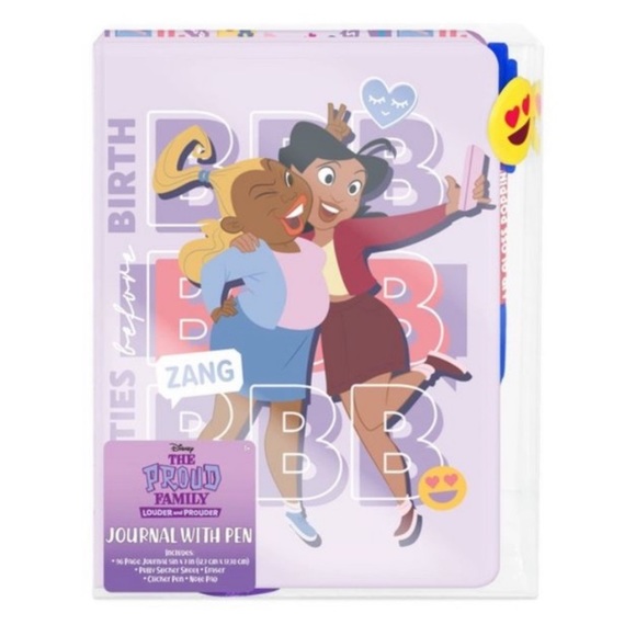 4 Pcs Disney The Proud Family Journal / Journal with Pen - Picture 3 of 5